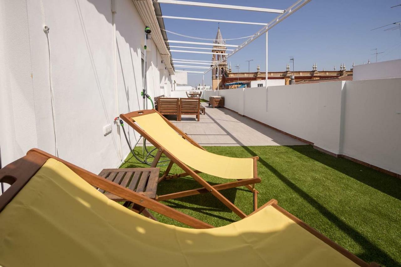 Appartamento Triana Deluxe Skyview Siviglia Esterno foto