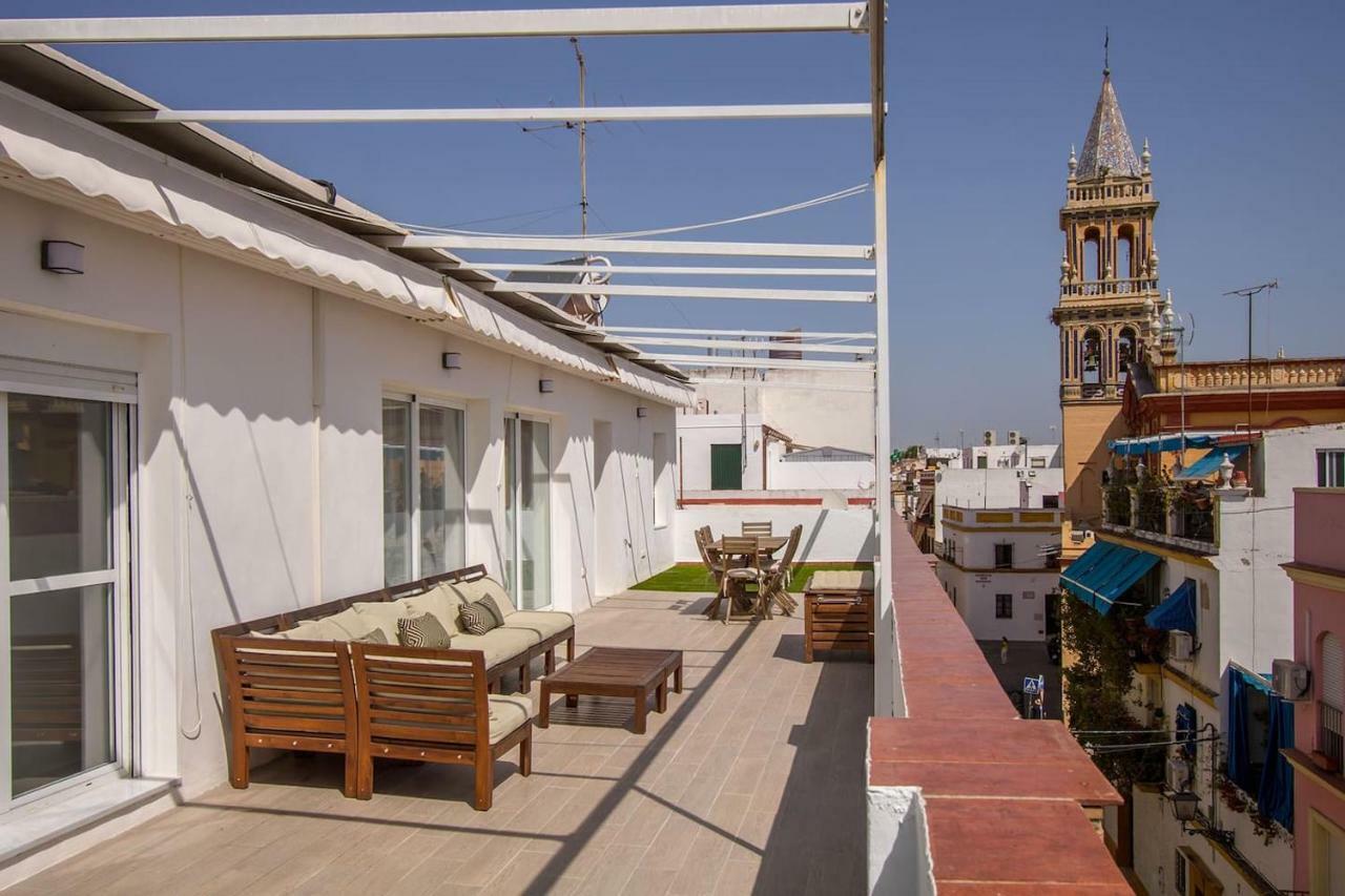 Appartamento Triana Deluxe Skyview Siviglia Esterno foto